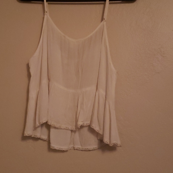 White Lacey Cami Top - Picture 2 of 3